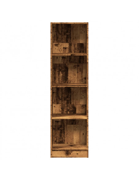 Libreria Legno Antico 40x24x143 cm in Truciolato