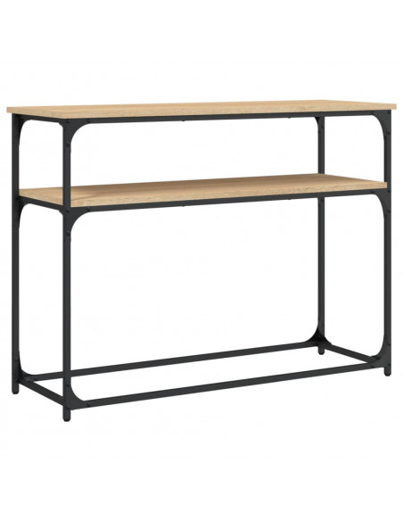 Tavolino Consolle Rovere Sonoma 100x35,5x75cm Legno Multistrato