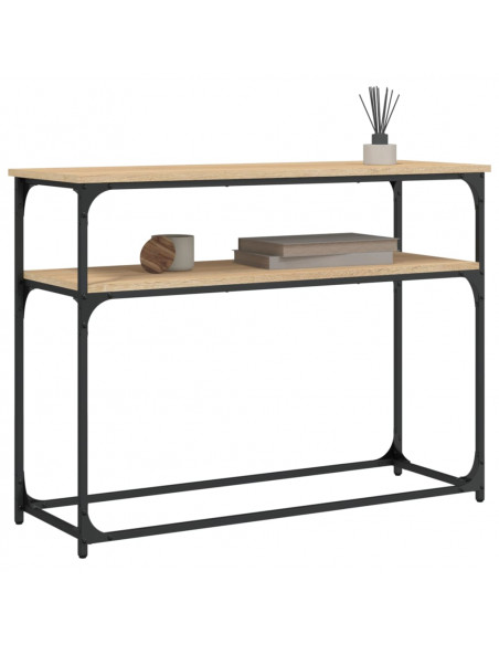Tavolino Consolle Rovere Sonoma 100x35,5x75cm Legno Multistrato