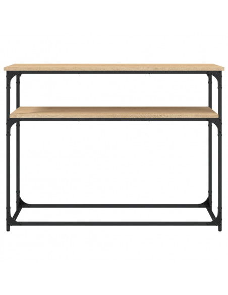 Tavolino Consolle Rovere Sonoma 100x35,5x75cm Legno Multistrato