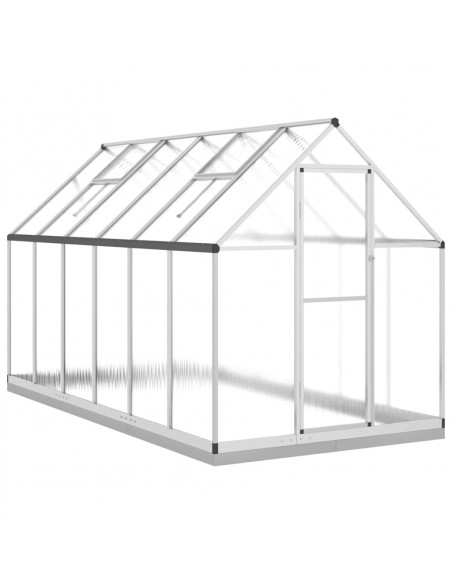 Telaio Serra con Base Argento 334x169x202 cm in Alluminio