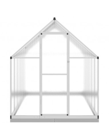 Telaio Serra con Base Argento 334x169x202 cm in Alluminio