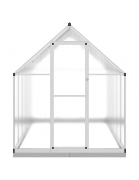 Telaio Serra con Base Argento 334x169x202 cm in Alluminio