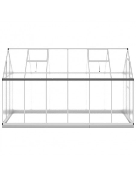 Telaio Serra con Base Argento 334x169x202 cm in Alluminio