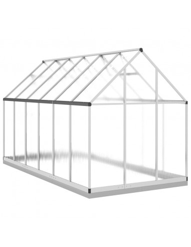 Telaio Serra con Base Argento 334x169x202 cm in Alluminio