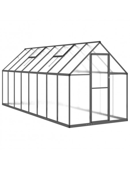 Telaio Serra con Base Antracite 445x169x195 cm in Alluminio