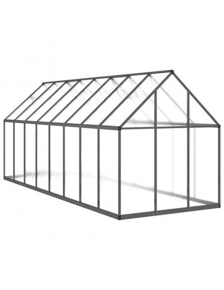 Telaio Serra con Base Antracite 445x169x195 cm in Alluminio
