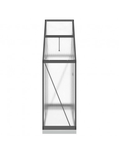 Telaio Serra con Base Antracite 169x58x202 cm in Alluminio