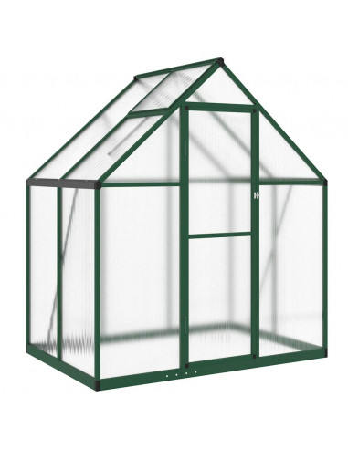 Telaio Serra con Base Verde 169x114x195 cm in Alluminio