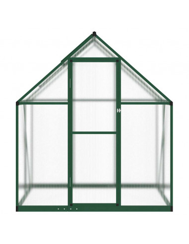 Telaio Serra con Base Verde 169x114x195 cm in Alluminio