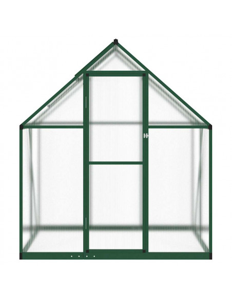 Telaio Serra con Base Verde 169x114x195 cm in Alluminio
