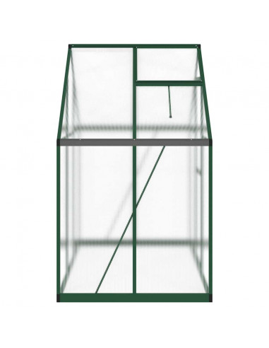 Telaio Serra con Base Verde 169x114x195 cm in Alluminio