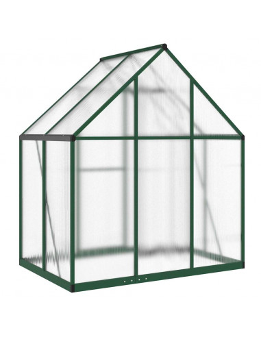 Telaio Serra con Base Verde 169x114x195 cm in Alluminio