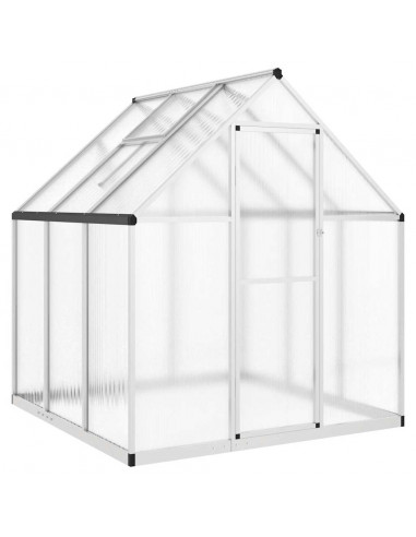 Telaio Serra con Base Argento 169x169x195 cm in Alluminio