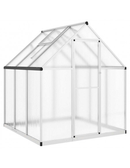Telaio Serra con Base Argento 169x169x195 cm in Alluminio
