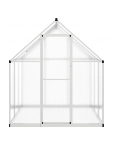 Telaio Serra con Base Argento 169x169x195 cm in Alluminio