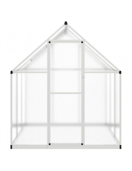 Telaio Serra con Base Argento 169x169x195 cm in Alluminio
