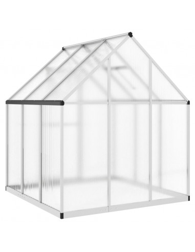 Telaio Serra con Base Argento 169x169x195 cm in Alluminio