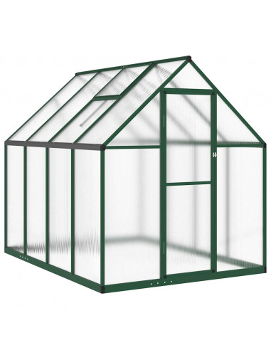 Telaio Serra con Base Verde 224x169x195 cm in Alluminio