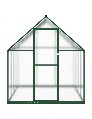 Telaio Serra con Base Verde 224x169x195 cm in Alluminio