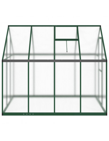 Telaio Serra con Base Verde 224x169x195 cm in Alluminio