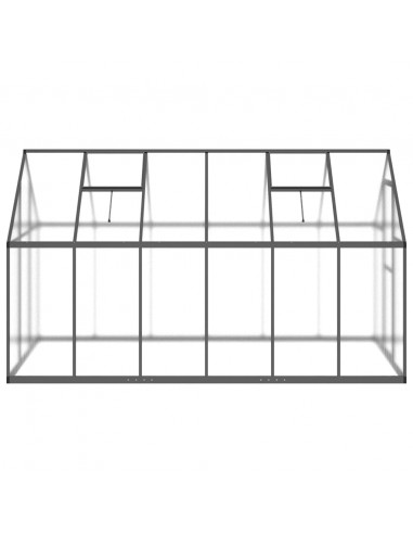 Telaio Serra con Base Antracite 334x169x195 cm in Alluminio