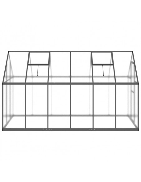 Telaio Serra con Base Antracite 334x169x195 cm in Alluminio