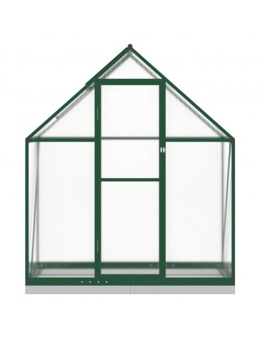 Telaio Serra con Base Verde 169x58x202 cm in Alluminio