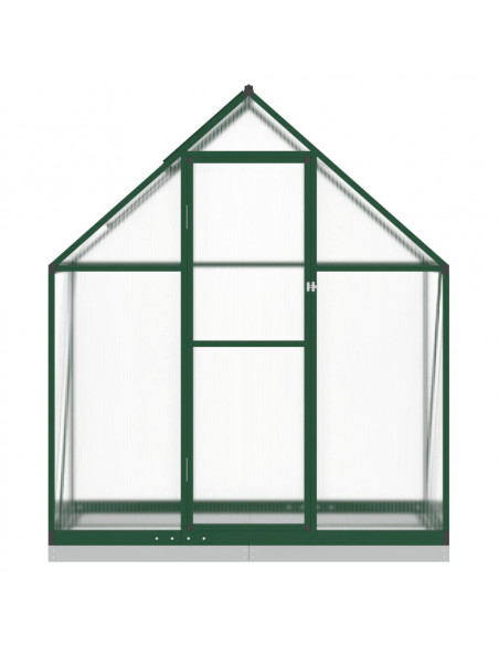 Telaio Serra con Base Verde 169x58x202 cm in Alluminio