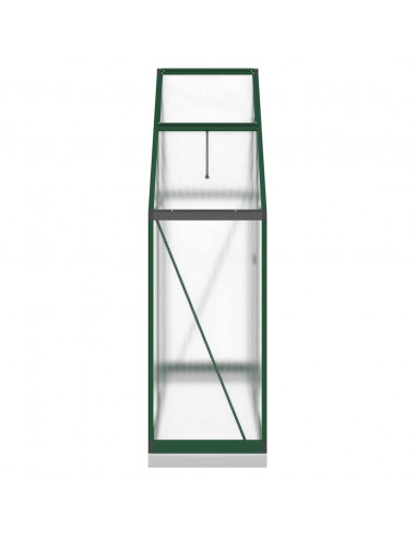 Telaio Serra con Base Verde 169x58x202 cm in Alluminio