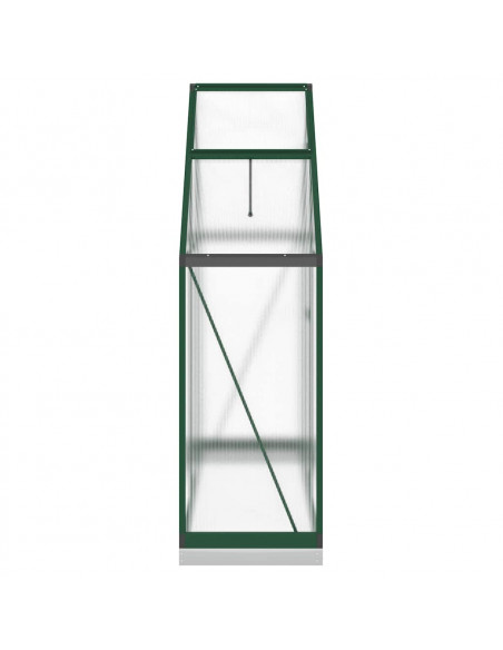 Telaio Serra con Base Verde 169x58x202 cm in Alluminio