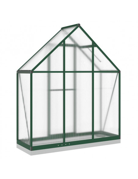 Telaio Serra con Base Verde 169x58x202 cm in Alluminio