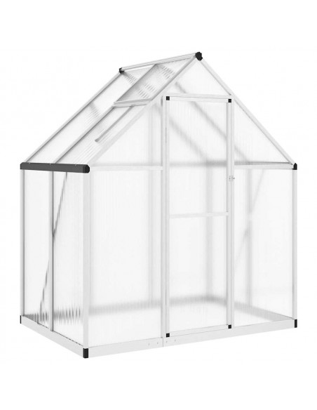 Telaio Serra con Base Argento 169x114x195 cm in Alluminio