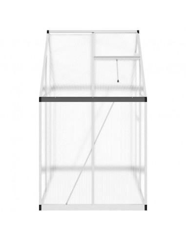 Telaio Serra con Base Argento 169x114x195 cm in Alluminio