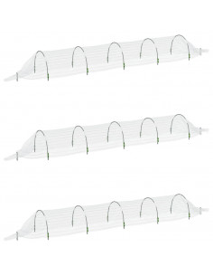 Tunnel in Rete 3pz 1,5x5 m in Fibra di Vetro e PP 2