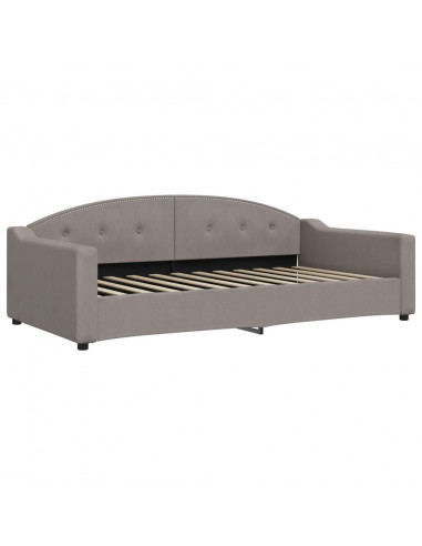 Letto da Giorno Tortora 100x200 cm in Tessuto