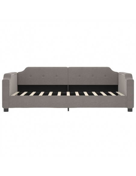 Letto da Giorno Tortora 80x200 cm in Tessuto