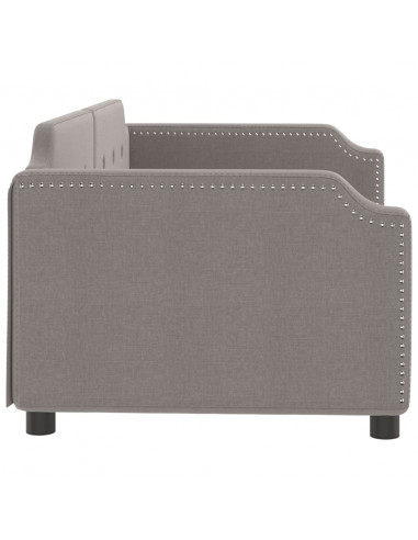 Letto da Giorno Tortora 80x200 cm in Tessuto