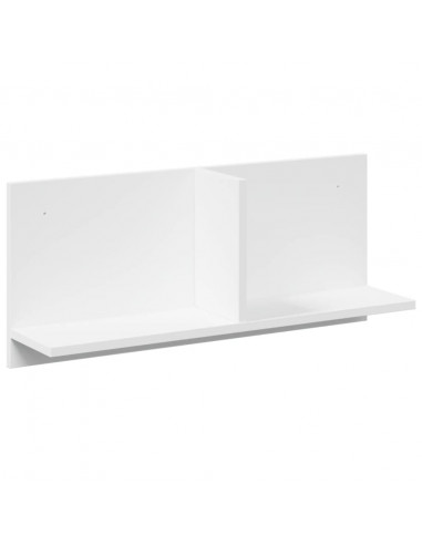 Mobile a Parete 70x16,5x30 cm Bianco in Legno Multistrato