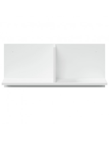 Mobile a Parete 70x16,5x30 cm Bianco in Legno Multistrato
