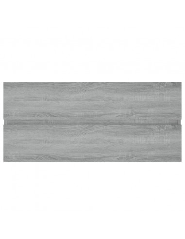 Mobile Lavabo Grigio Sonoma 100x38,5x45 cm in Legno Multistrato