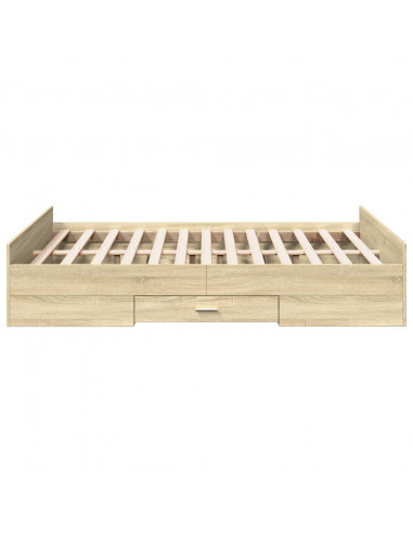 Giroletto Cassetti Rovere Sonoma 120x190 cm Legno Multistrato