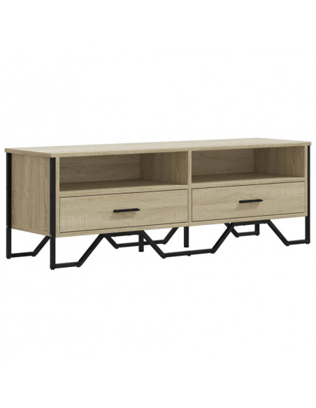 Mobile TV Rovere Sonoma 122x34x41 cm in Legno Multistrato