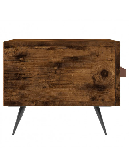 Mobile Porta TV Rovere Fumo 150x36x30 cm in Legno Multistrato