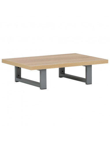 Set Mobili da Bagno 2 pz Ceramica Rovere