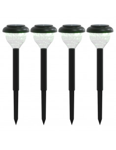 Luci Solari per Percorsi con Picchetti 4 pz Bianco Caldo ed RGB 2