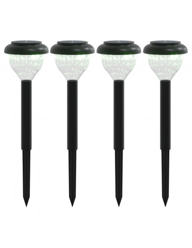 Luci Solari per Percorsi con Picchetti 4 pz Bianco Caldo ed RGB