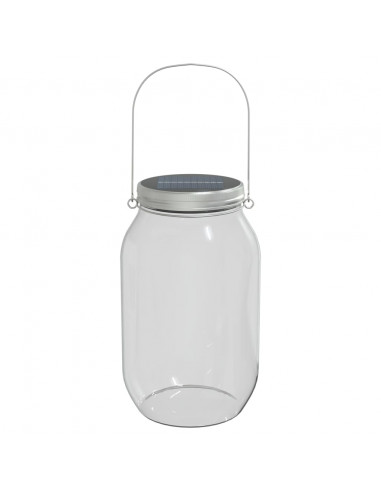 Lampada Solare in Vetro da Esterno 12pz Bianco Caldo