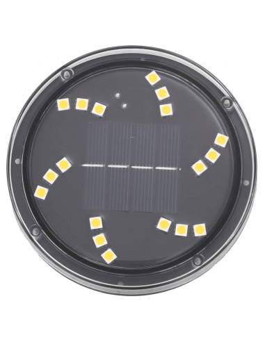 Luci Solari da Terra con Picchetti da Esterno 4pz Bianco Caldo