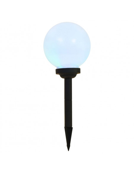 Lampade Solari da Esterno 6 pz LED Sferiche 20 cm RGB